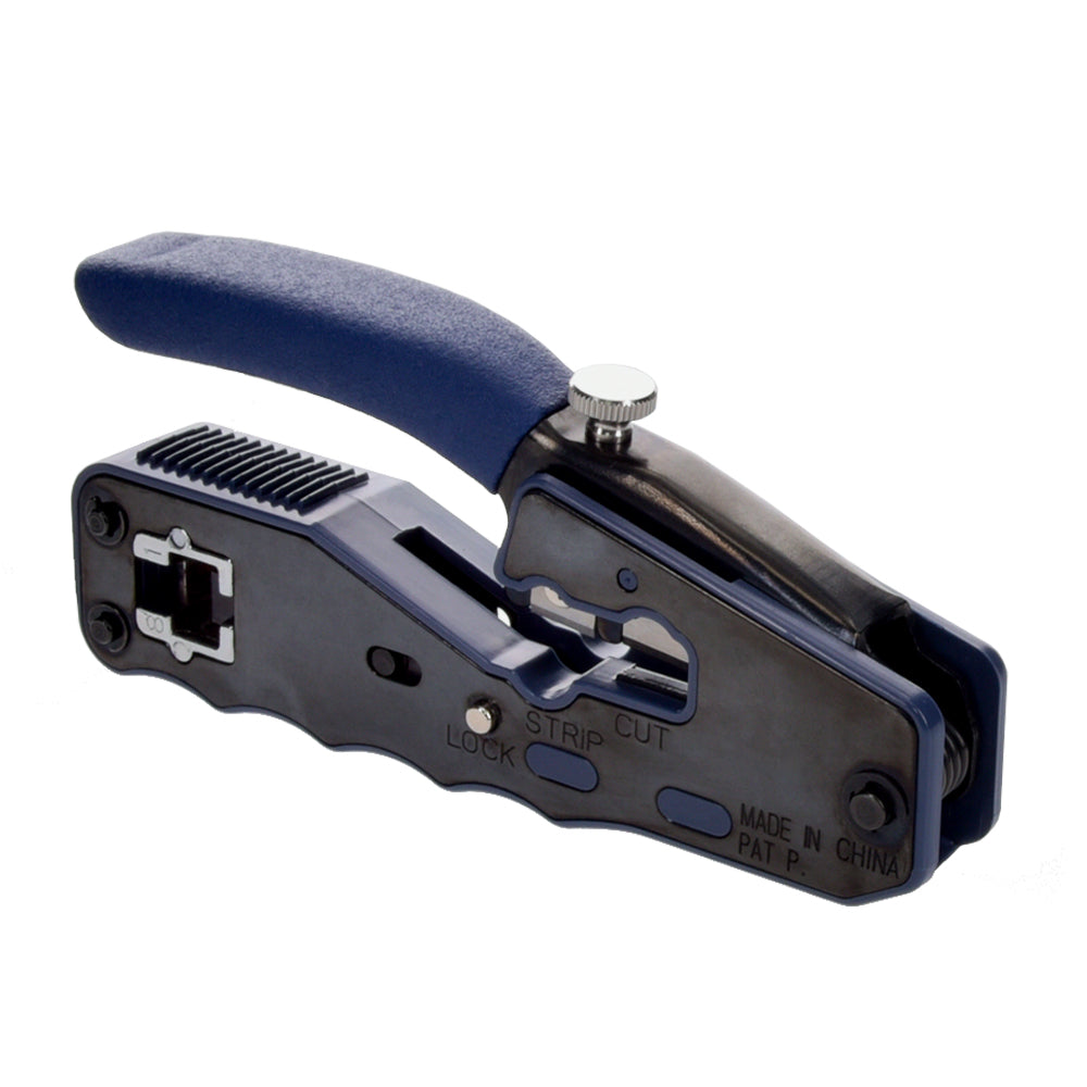 RJ45 Feed Through Plug Termination Tool RJ45 Feed Through Plug Termination Tool